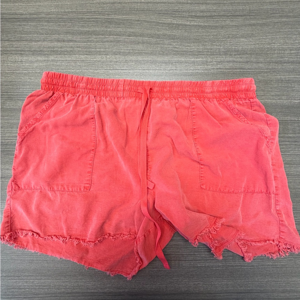 Vibrant Coral Women's Cargo Shorts